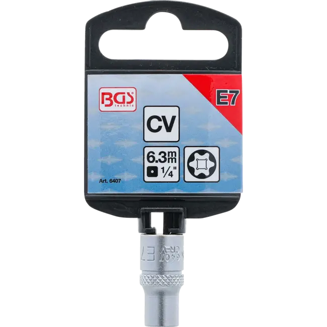 BGS Dopsleuteldop E-profiel 1/4" E7