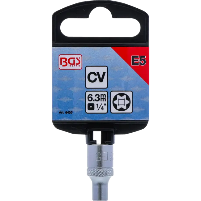 BGS Dopsleuteldop E-profiel 1/4" E5