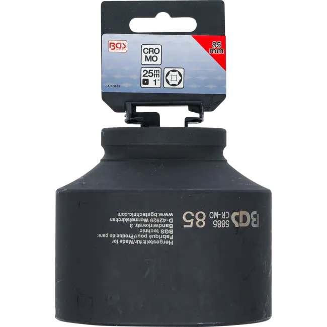 BGS Kracht dopsleuteldop zeskant 1" 85 mm