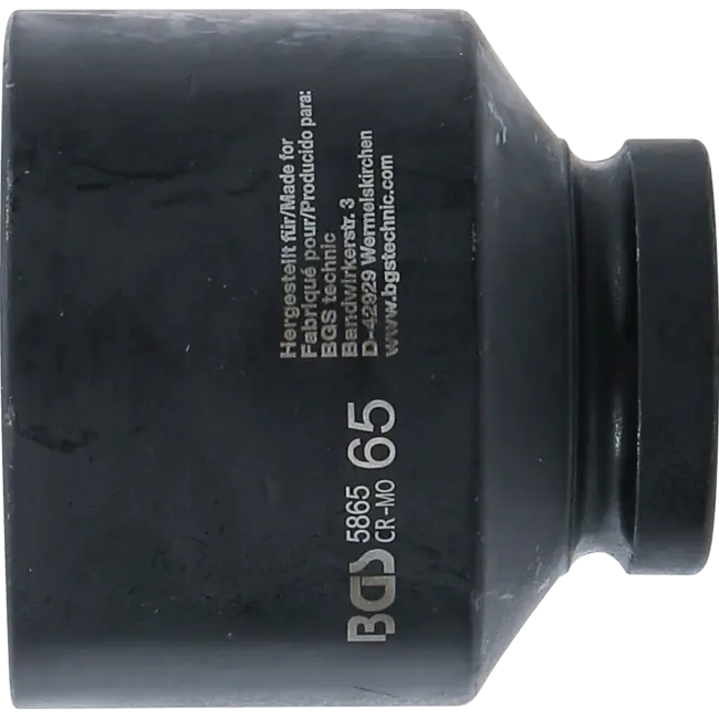 BGS Kracht dopsleuteldop zeskant 1" 65 mm