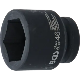 BGS Kracht dopsleuteldop zeskant 1" 46 mm