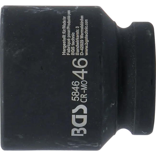 BGS Kracht dopsleuteldop zeskant 1" 46 mm