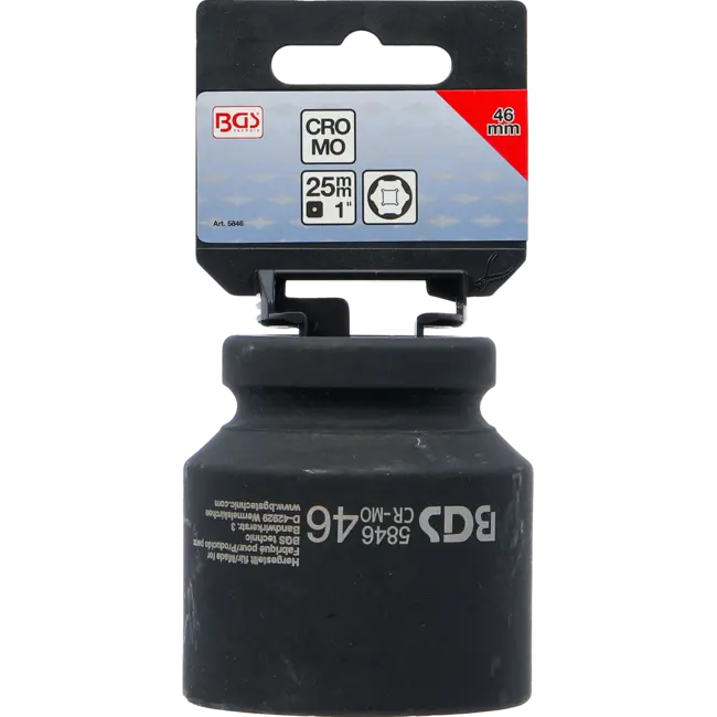 BGS Kracht dopsleuteldop zeskant 1" 46 mm