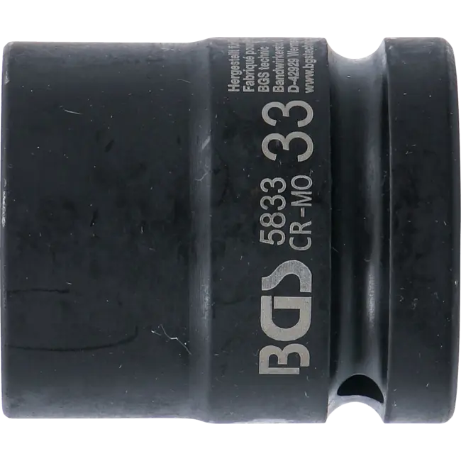 BGS Kracht dopsleuteldop zeskant 1" 33 mm