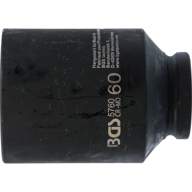 BGS Kracht dopsleuteldop zeskant, diep 3/4" 60 mm
