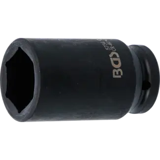 BGS Kracht dopsleuteldop zeskant, diep 3/4" 34 mm