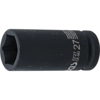 BGS Kracht dopsleuteldop zeskant, diep 3/4" 27 mm