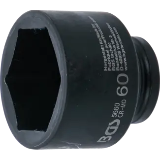BGS technic Kracht dopsleuteldop zeskant 3/4" 60 mm