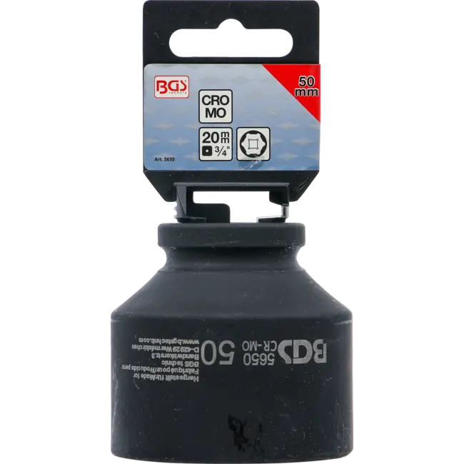 BGS Kracht dopsleuteldop zeskant 3/4" 50 mm