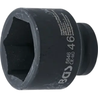BGS Kracht dopsleuteldop zeskant 3/4" 46 mm