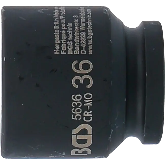 BGS Kracht dopsleuteldop zeskant 3/4" 36 mm