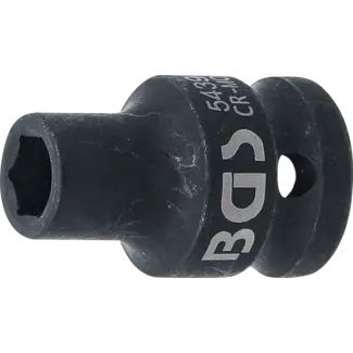 BGS Kracht dopsleuteldop zeskant 1/2" 9 mm