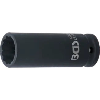 BGS Kracht dopsleuteldop twaalfkant, diep 1/2" 21 mm