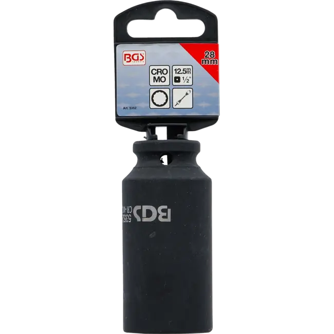 BGS Kracht dopsleuteldop twaalfkant 1/2" 28 mm