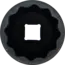 BGS Kracht dopsleuteldop twaalfkant 1/2" 39 mm