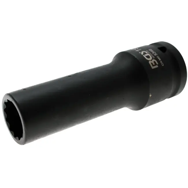 BGS Kracht dopsleuteldop twaalfkant, diep 3/4" 19 mm