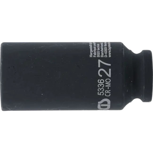 BGS Kracht dopsleuteldop twaalfkant 1/2" 27 mm