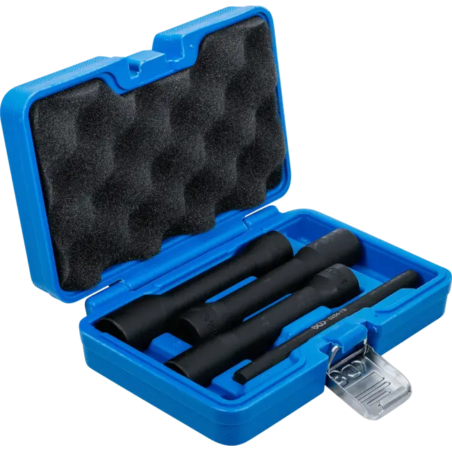 BGS Spiraalprofiel-doppenset / schroefuitdraaier, diep 1/2" 17 - 21 mm, 4 delig