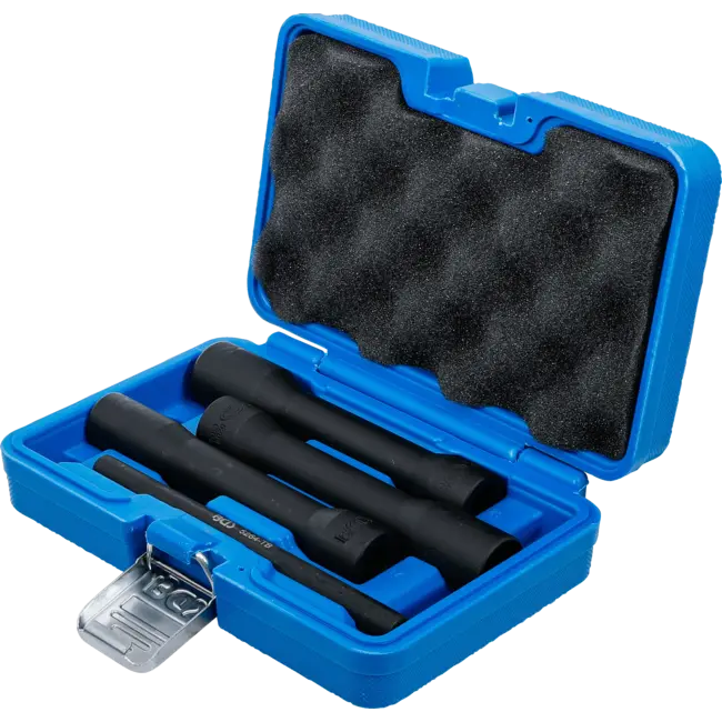 BGS Spiraalprofiel-doppenset / schroefuitdraaier, diep 1/2" 17 - 21 mm, 4 delig
