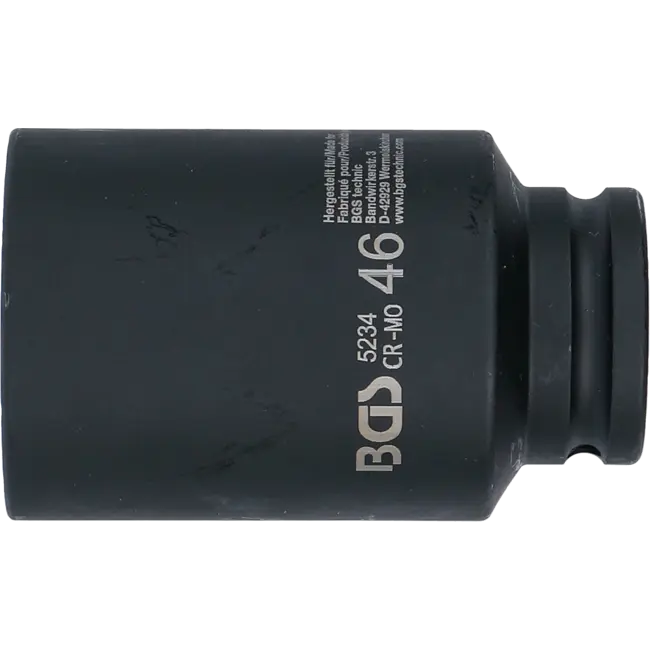 BGS Kracht dopsleuteldop twaalfkant 1/2" 46 mm