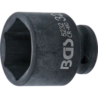 BGS Kracht dopsleuteldop zeskant 1/2" 32 mm