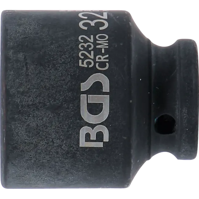 BGS Kracht dopsleuteldop zeskant 1/2" 32 mm