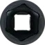BGS Kracht dopsleuteldop zeskant 1/2" 27 mm