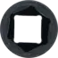 BGS Kracht dopsleuteldop zeskant 1/2" 19 mm