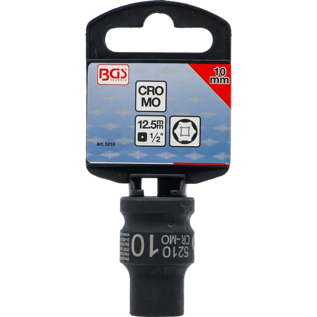 BGS Kracht dopsleuteldop zeskant 1/2" 10 mm