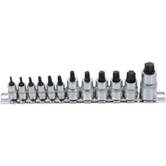 BGS Dopsleutelbitset extra kort Torx T8 - T60 12 delig