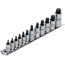 BGS Dopsleutelbitset extra kort Torx T8 - T60 12 delig