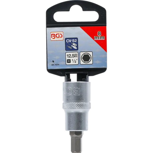 BGS Dopsleutelbit 1/2" INBUS 8 mm