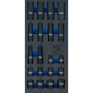 BGS Kracht dopsleutelset zeskant 20 delig