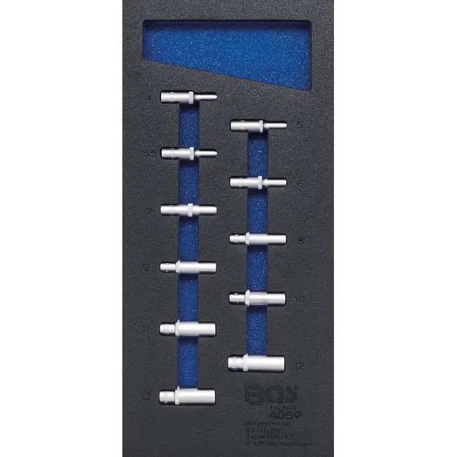 BGS Doppenset zeskant zeskant diep 11 delig