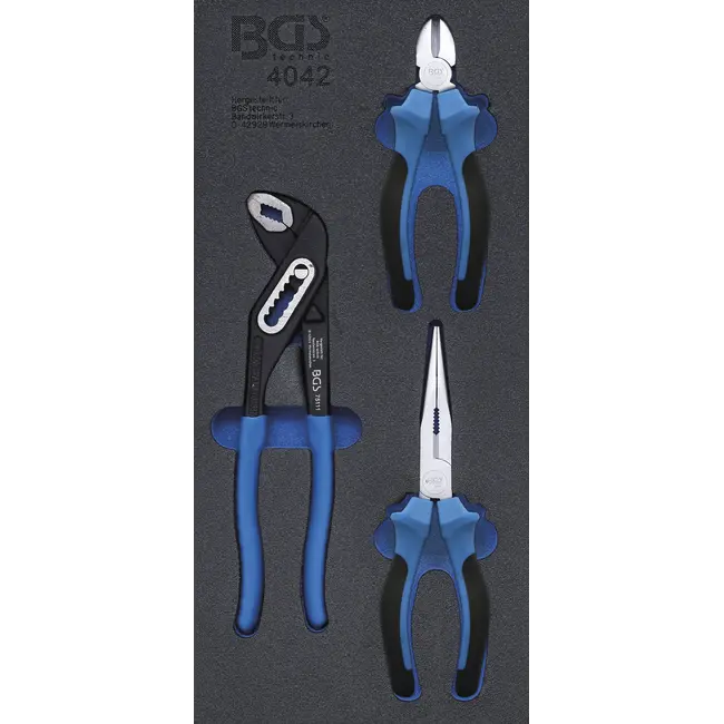 BGS Tangenset 3 delig