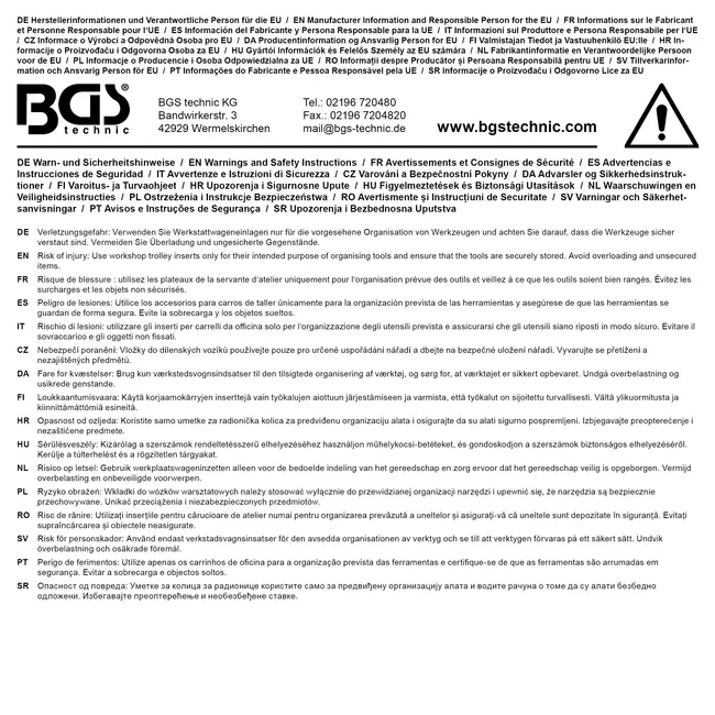 BGS Holpijpset, hamer 15 delig