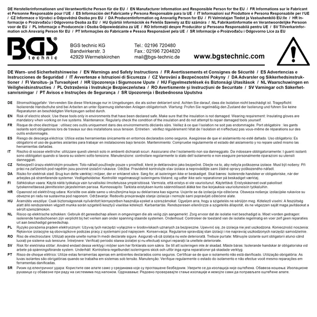 BGS VDE-schroevendraaierset 8 delig