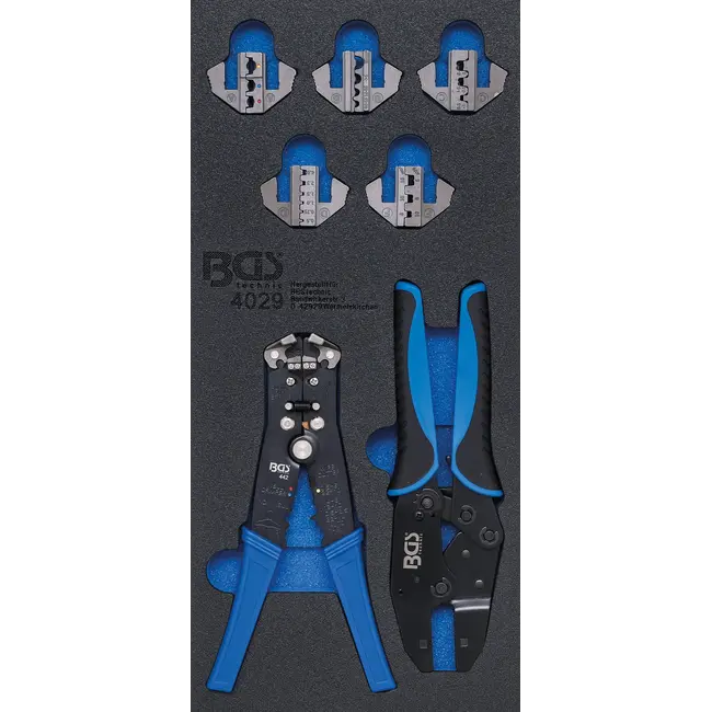 BGS Krimp- en striptang 7 delig