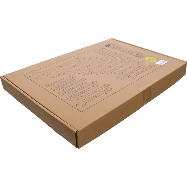 BGS Steek-ringsleutel en E-profiel sleutel 22 delig