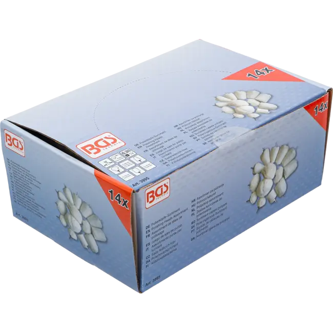 BGS Polijstkop assortiment 14 delig