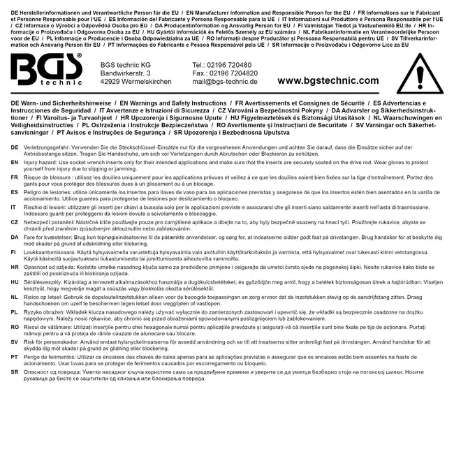 BGS Dopsleuteldop zeskant 1" 41 mm