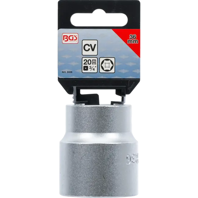 BGS Dopsleuteldop zeskant 3/4" 36 mm