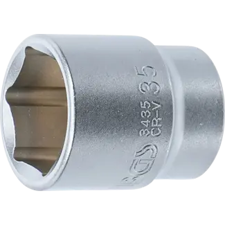 BGS technic Dopsleuteldop zeskant 3/4" 35 mm