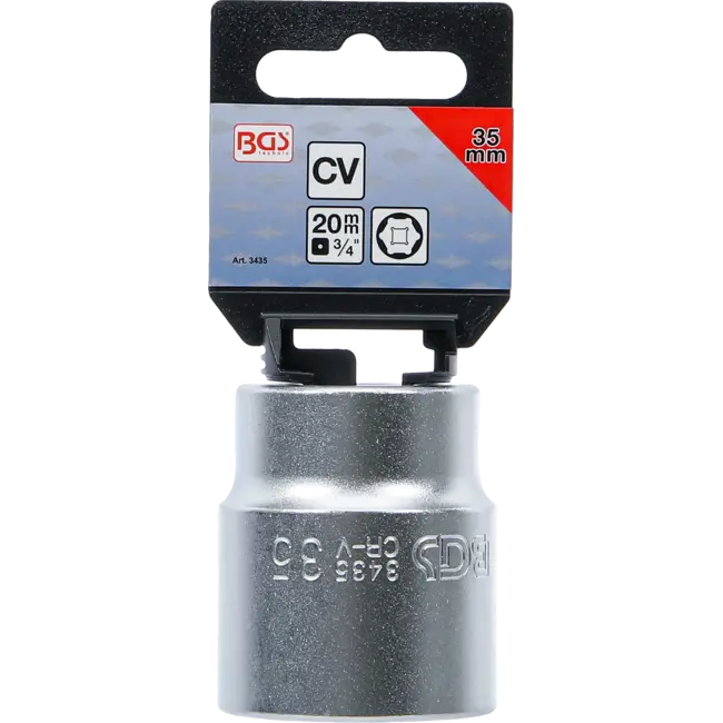 BGS Dopsleuteldop zeskant 3/4" 35 mm