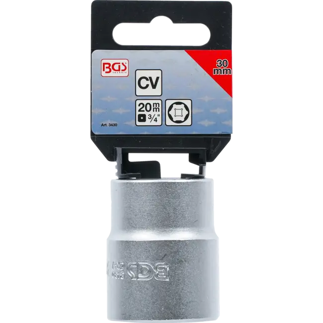 BGS Dopsleuteldop zeskant 3/4" 30 mm