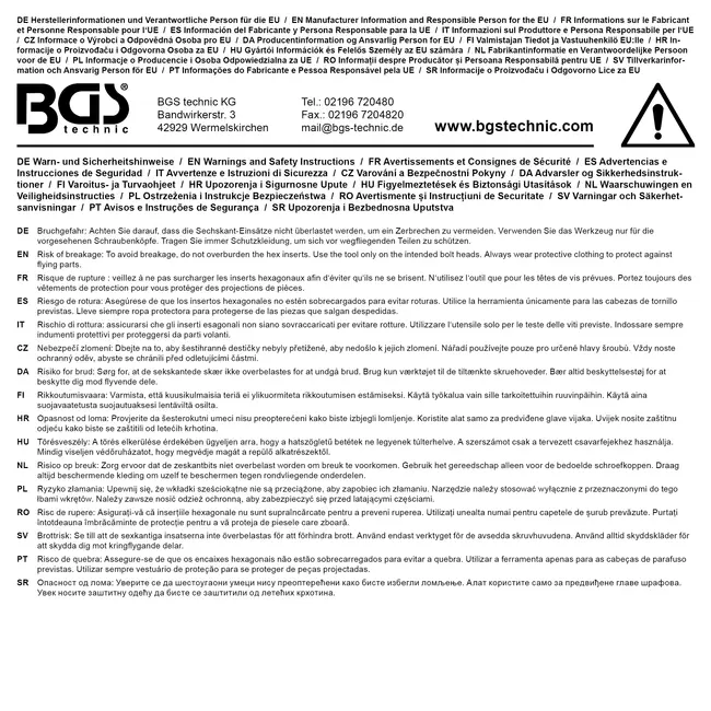 BGS Dopsleuteldop zeskant 3/4" 23 mm