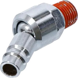 BGS technic Lucht insteeknippel met kogelkop 1/4" buitendraad