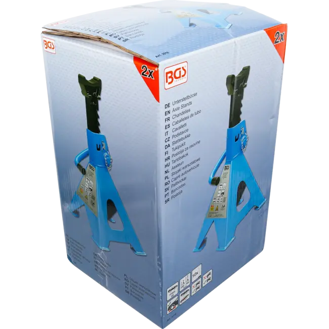 BGS Assteun draagvermogen 6000 kg / paar slag 382 - 600 mm 1 paar
