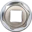 BGS Dopsleuteldop zeskant 1/2" 27 mm