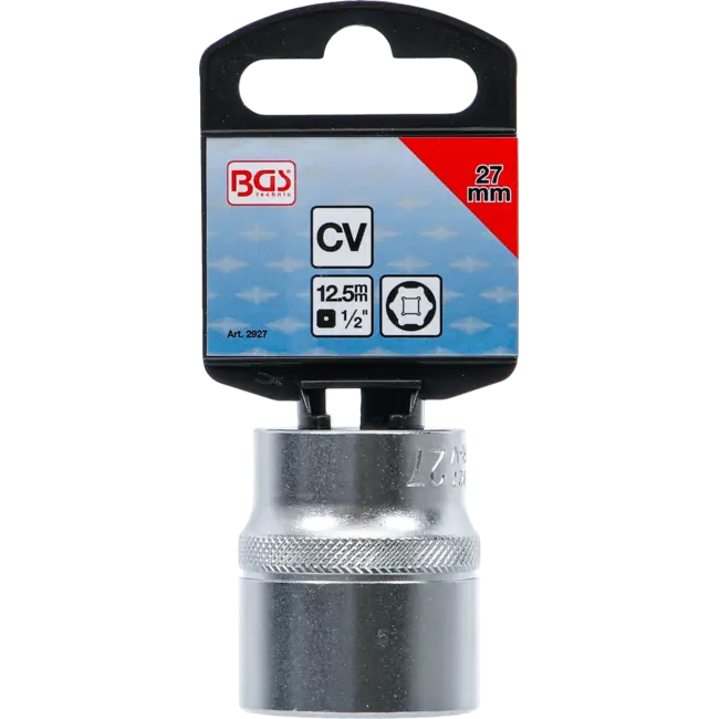 BGS Dopsleuteldop zeskant 1/2" 27 mm
